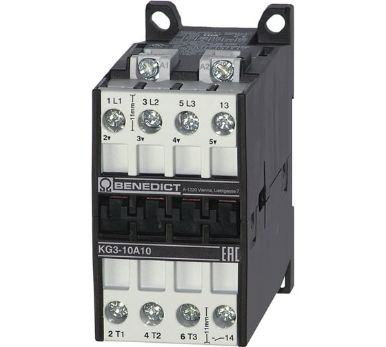 Контактор четырехполюсный BENEDICT KG3-10A10 24 PN38681 1