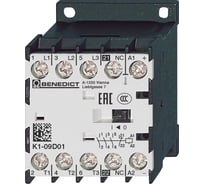 Миниконтактор трехполюсный BENEDICT K1-09D01= 24 PN39861