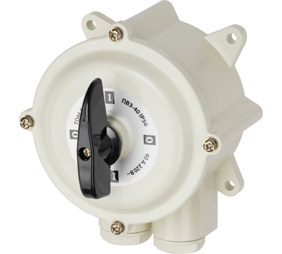 Пакетный выключатель TDM ELECTRIC ПВ3-40 3П 40А 220В IP56 SQ0723-0017