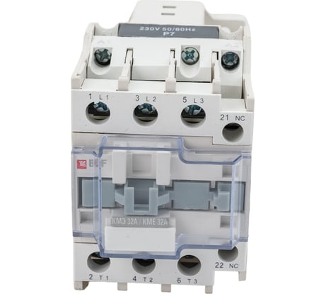Малогабаритный контактор EKF КМЭ PROxima 32А 220В 1NC ctr-s-32-220-nc