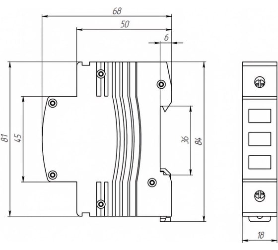 Трехфазный индикатор напряжения EKF AV-L AVERES av-l-3ph-averes