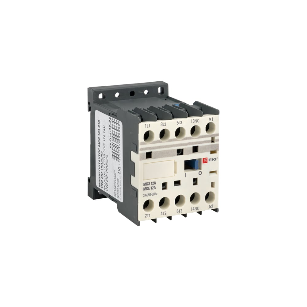 Миниконтактор EKF МКЭ 12А 24В 1NO PROxima Mctr-s-12-24 - выгодная цена ...