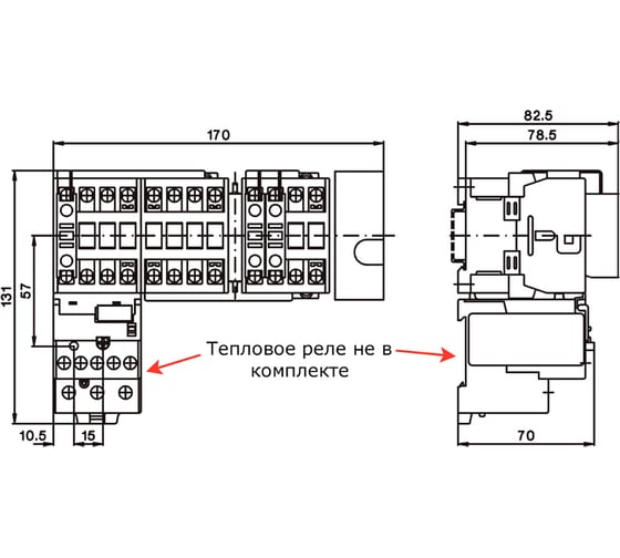 Пускатель звезда-треугольник Benedict K3NY15 230 PN79206