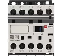 Миниконтактор EKF МКЭ 6А 230В 1NO PROxima Mctr-s-6-230