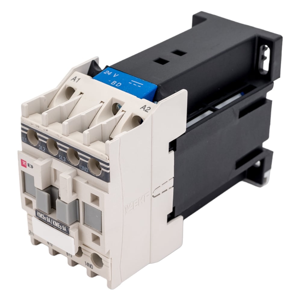 Малогабаритный контактор EKF КМЭп PROxima 9А 24В DC 1NO ctr-s-9-24-p ...