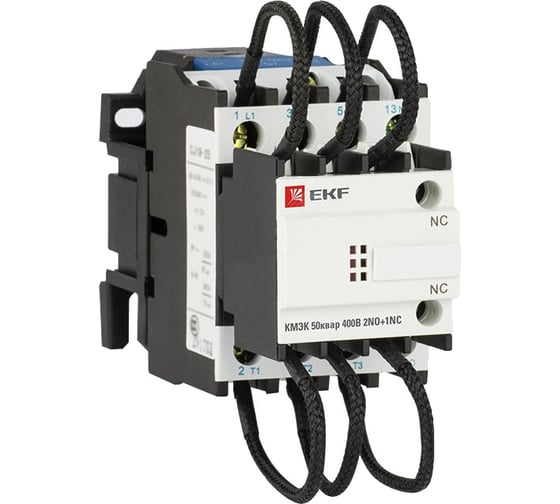 Контактор для конденсатора EKF КМЭК PROxima 50 кВАр 400В 2NО 1NC ctrk-s-110-50-400 1