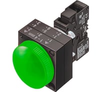 Сигнальная лампа Siemens комплектное устройство, круглая 3SB3244-6BA40-0CC0