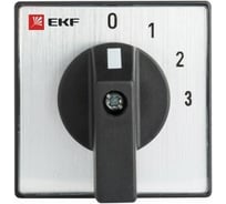 Кулачковый переключатель EKF ПК-1-102, 25А, 2P, «0-1-2-3», PROxima pk-1-102-25