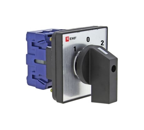 Кулачковый переключатель EKF ПК-1-43, 25А, 3P, 1-0-2, PROxima pk-1-43-25