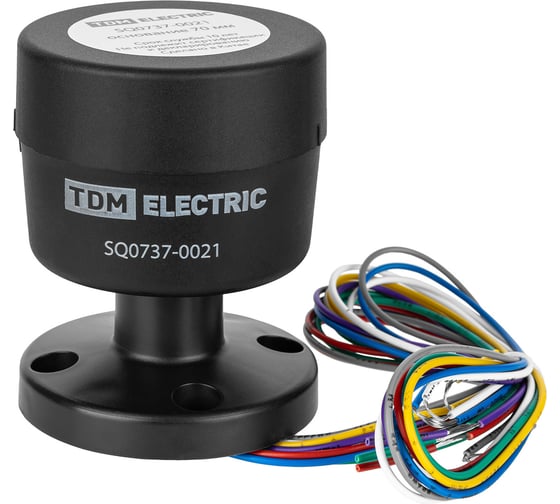 Основание TDM ELECTRIC со стойкой и заглушка для установки светосигнальных модулей 70 мм SQ0737-0021