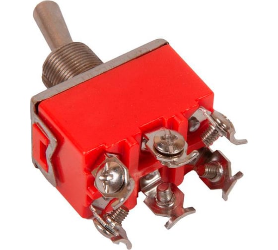 Тумблер ZeepDeep e-ten1321, 250v, 15a, 6 контактов, клеммы под винт, on-on 969165