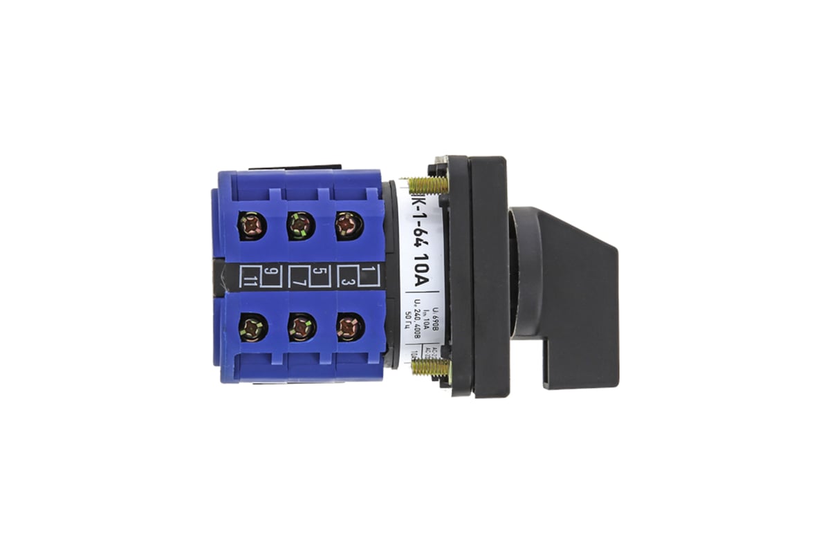 Кулачковый переключатель для вольтметра EKF PROxima ПК-1-64 10А pk-1-64 ...