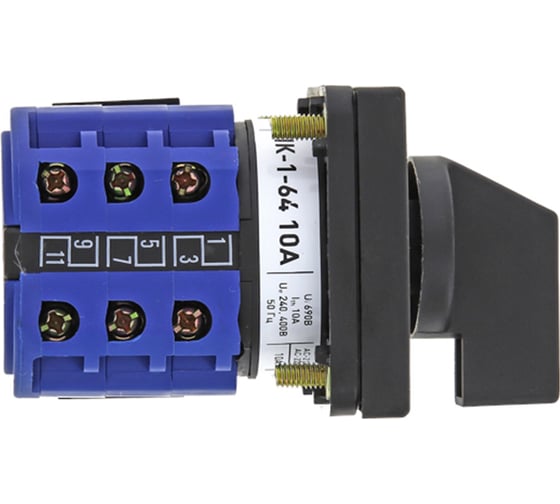 Кулачковый переключатель для вольтметра EKF PROxima ПК-1-64 10А pk-1-64-10