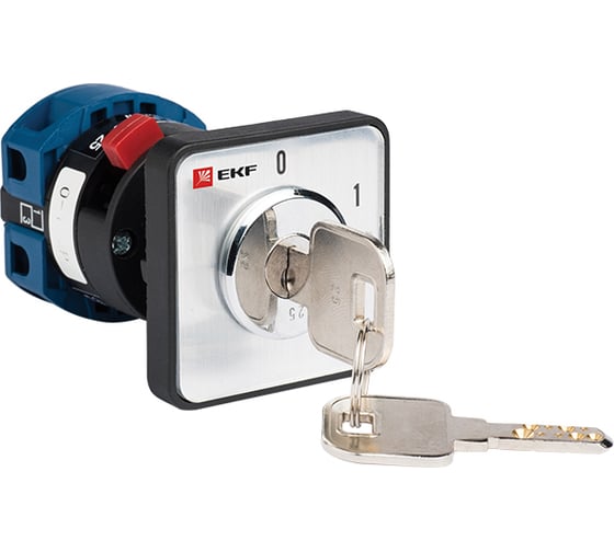 Кулачковый переключатель EKF ПК-1-113 25А 3P «0-1» с ключом PROxima SQpk-1-113-25 1