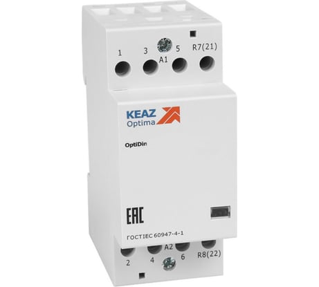 Контактор модульный КЭАЗ OptiDin MK-100-2540-230AC 321147