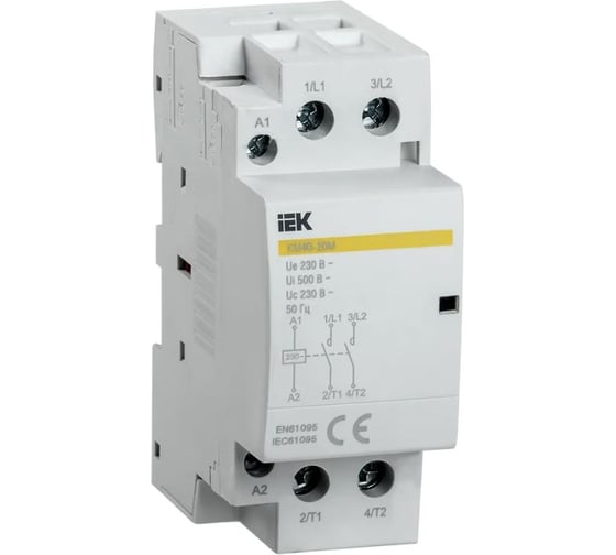 Контактор модульный IEK км40-20м ac MKK11-40-20 1