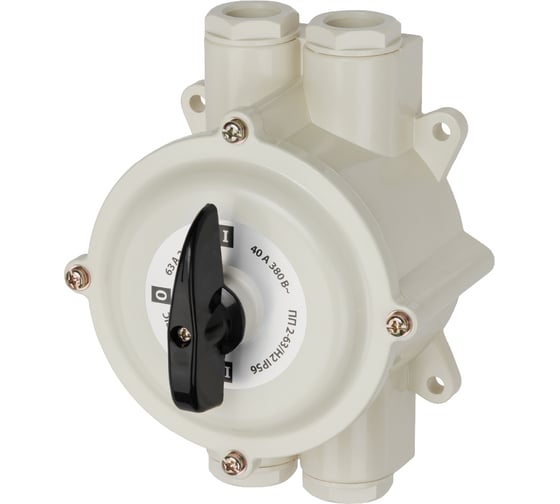 Пакетный переключатель TDM ELECTRIC ПП 2-63/Н2 2П 63А 220В IP56 SQ0723-0053