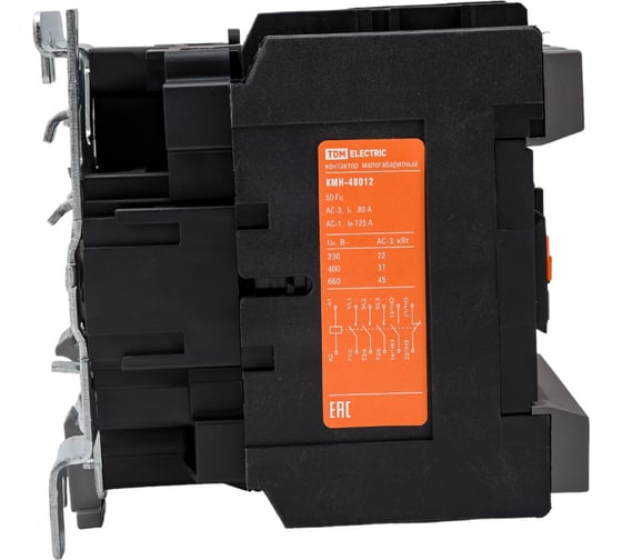Контактор TDM ELECTRIC КМН-48012 80А 230В/АС3 1НО1НЗ SQ0708-0028