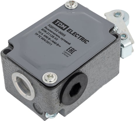 Путевой контактный выключатель TDM ВПК-2112Б-У2, 10А, 660В, IP67 SQ0732-0005