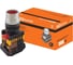 Кнопка TDM ELECTRIC ABLF-22 красный, d22мм, неон/230В, 1з+1р SQ0704-0001 1