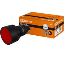 Кнопка TDM SВ-7 Стоп, красная, 1р, d22мм/230В SQ0704-0025