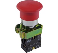 Кнопка TDM ELECTRIC BС41 Грибок, без подсветки, красный, 1з SQ0704-0044