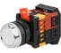 Кнопка TDM ELECTRIC ABLFS-22 белый, d22мм, неон/230В, 1з+1р SQ0704-0012 1
