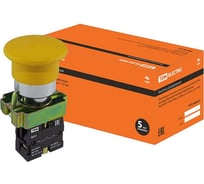 Кнопка TDM ELECTRIC BС51 Грибок, без подсветки, желтый, 1з SQ0704-0045