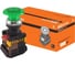Кнопка TDM ELECTRIC AELA-22 Грибок, зеленый, d22мм, неон/230В, 1з 1р SQ0704-0014 1
