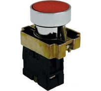 Кнопка TDM ELECTRIC BА41, без подсветки, красный, 1з SQ0704-0058