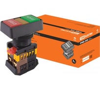 Кнопка TDM РPВВ-30N, Пуск-Стоп, d30мм, неон/230В, 1з 1р SQ0704-0027
