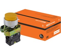 Кнопка TDM ELECTRIC BL51, без подсветки, желтый, 1з SQ0704-0050