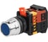 Кнопка TDM ELECTRIC ABLF-22, синий, d22мм, неон/230В, 1з 1р SQ0704-0004 1