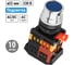 Кнопка TDM ELECTRIC ABLF-22, синий, d22мм, неон/230В, 1з 1р SQ0704-0004 2