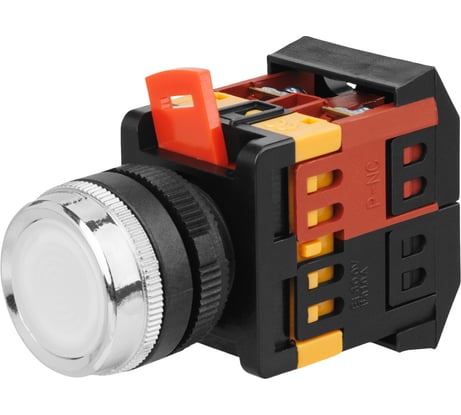 Кнопка TDM ELECTRIC ABLFS-22, прозрачная, d22мм, неон/230В, 1з 1р SQ0704-0033