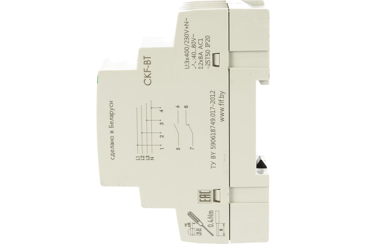 Автомат защиты электродвигателей F&F защита от нарушения чередования ...