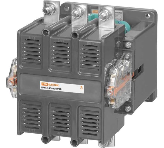 Пускатель электромагнитный TDM ELECTRIC ПМ12-400100 У3В, 230 В, 4НО+2НЗ SQ0714-0032