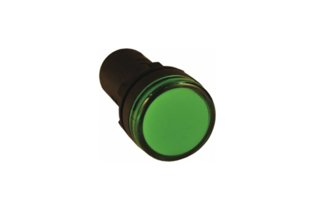 Лампа TDM AD-22DS LED матрица, d22мм, зеленый, 230В, SQ0702-0004 ...