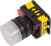 Сигнальная лампа TDM ELECTRIC AL-22TE d22мм, белый неон/230В, цилиндр SQ0702-0037