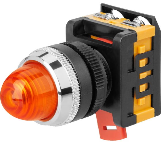 Сигнальная неоновая лампа TDM ELECTRIC AL-22 d22мм желтый 230В цилиндр SQ0702-0034