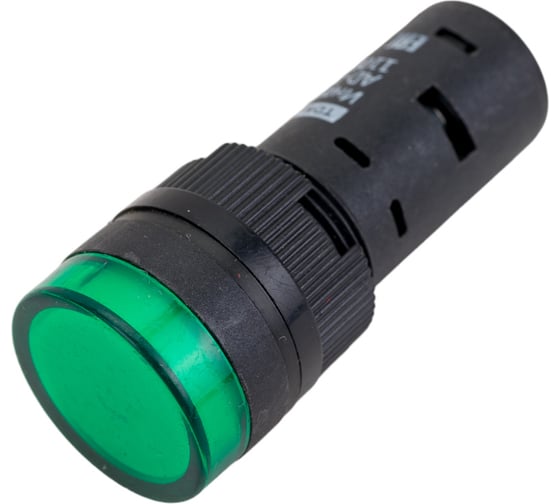 Лампа TDM AD-16DS LED матрица d16мм зеленый 110В AC/DC SQ0702-0068