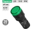 Лампа TDM ELECTRIC AD-16DS LED матрица d16мм зеленый 110В AC/DC SQ0702-0068 2