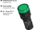 Лампа TDM ELECTRIC AD-16DS LED матрица d16мм зеленый 110В AC/DC SQ0702-0068 5