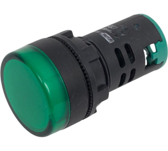 Лампа TDM AD-22DS LED матрица d22мм зеленый 12В AC/DC SQ0702-0018