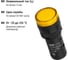 Лампа TDM ELECTRIC AD-16DS LED матрица d16мм желтый 110В AC/DC SQ0702-0067 5