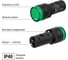Лампа TDM ELECTRIC AD-16DS LED матрица d16мм зеленый 36В AC/DC  SQ0702-0063 4