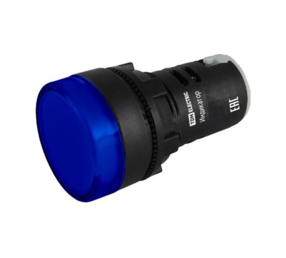Лампа TDM AD-22DS LED матрица d22мм синий 36В AC/DC SQ0702-0027