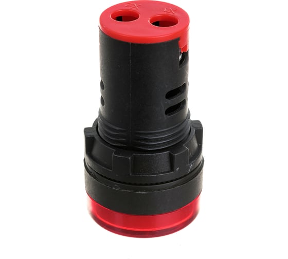 Лампа TDM AD-22DS LED матрица d22мм красный 12В AC/DC SQ0702-0016