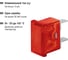 Сигнальная неоновая лампа TDM ELECTRIC YL238-02 красная 230В SQ0702-0081 5