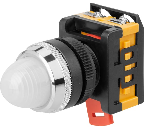 Сигнальная неоновая лампа TDM ELECTRIC AL-22 d22мм белый 230В цилиндрSQ0702-0033